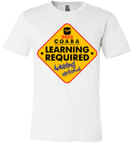 COABA - Learning Required, Adulting Optional - Canvas Unisex T-Shirt