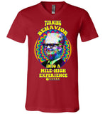 COABA - Turning Behavior Into A Mile-High Experience - Canvas Unisex V-Neck T-Shirt