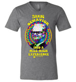 COABA - Turning Behavior Into A Mile-High Experience - Canvas Unisex V-Neck T-Shirt
