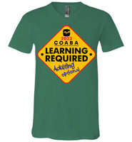 COABA - Learning Required, Adulting Optional - Canvas Unisex V-Neck T-Shirt