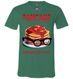 Neu World - Pancake - Canvas Unisex V-Neck T-Shirt