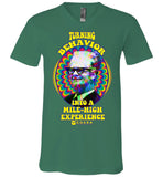 COABA - Turning Behavior Into A Mile-High Experience - Canvas Unisex V-Neck T-Shirt