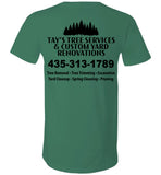 Tay's Tree Services - Essentials - Canvas Unisex V-Neck T-Shirt