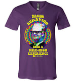 COABA - Turning Behavior Into A Mile-High Experience - Canvas Unisex V-Neck T-Shirt