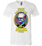 COABA - Turning Behavior Into A Mile-High Experience - Canvas Unisex V-Neck T-Shirt
