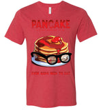 Neu World - Pancake - Canvas Unisex V-Neck T-Shirt