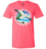 Over The Rainbow Behavioral Consultants - Don't Be A Seagull - Canvas Unisex V-Neck T-Shirt
