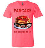 Neu World - Pancake - Canvas Unisex V-Neck T-Shirt