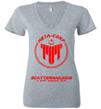 Neu World Studios - Scatternailious Meta-Corp 02 - Bella Ladies Deep V-Neck