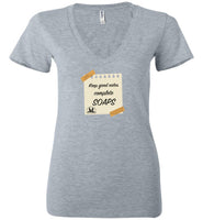 Over The Rainbow Behavioral Consulting - Keep Good Notes Complete SOAPS - Bella Ladies Deep V-Neck
