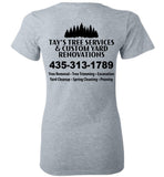 Tay's Tree Services - Essentials - Bella Ladies Deep V-Neck