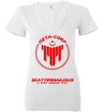 Neu World Studios - Scatternailious Meta-Corp 01 - Bella Ladies Deep V-Neck