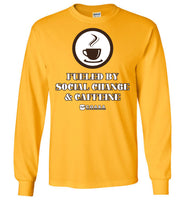 COABA - Fueled By Social Change & Caffeine - Gildan Long Sleeve T-Shirt