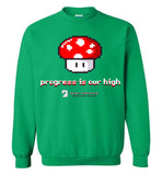 Seven Dimensions - Progress Is Our High - Gildan Crewneck Sweatshirt