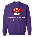 Seven Dimensions - Progress Is Our High - Gildan Crewneck Sweatshirt