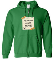 Over The Rainbow Behavioral Consulting - Keep Good Notes Complete SOAPS - Gildan Zip Hoodie