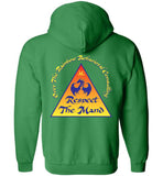 Over The Rainbow Behavioral Consulting - Back Prints - Respect The Mand - Gildan Zip Hoodie