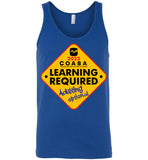 COABA - Learning Required, Adulting Optional - Canvas Unisex Tank