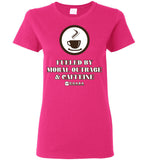 COABA - Fueled By Moral Outrage & Caffeine - Gildan Ladies Short-Sleeve