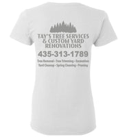 Tay's Tree Service - Essentials 2 - Gildan Ladies Short-Sleeve