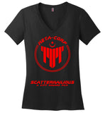 Neu World Studios - Scatternailious Meta-Corp 01 - District Made Ladies Perfect Weight V-Neck