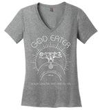 Neu World - God Eater - District Made Ladies Perfect Weight V-Neck
