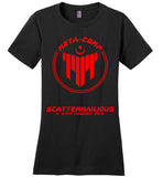 Neu World Studios - Scatternailious Meta-Corp 02 - District Made Ladies Perfect Weight Tee