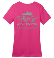 Tay's Tree Service - Essentials 2 - District Made Ladies Perfect Weight Tee