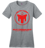 Neu World Studios - Scatternailious Meta-Corp 02 - District Made Ladies Perfect Weight Tee