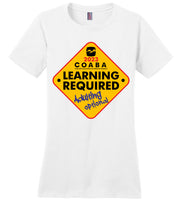 COABA - Learning Required, Adulting Optional - District Made Ladies Perfect Weight Tee