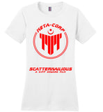 Neu World Studios - Scatternailious Meta-Corp 01 - District Made Ladies Perfect Weight Tee