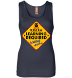 COABA - Learning Required, Adulting Optional - Next Level Womens Jersey Tank