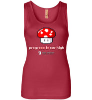 Seven Dimensions - Progress Is Our High - Next Level Womens Jersey Tank