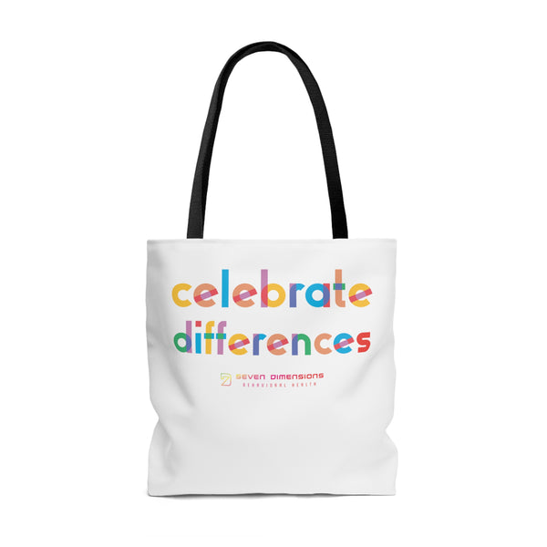 Seven Dimensions - Celebrate Differences W - Tote Bag