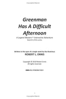 Greenman Has A Difficult Afternoon: A Legend Masters Interactive Fiction - Paperback