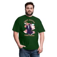 First Coffee, Then Magic Wizard - Unisex Classic T-Shirt - forest green