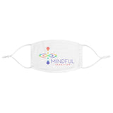 Mindful Behavior Classic White Fabric Face Mask