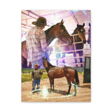 Dust Devil Ranch - At The Track - Canvas Gallery Wraps