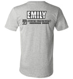 Seven Dimensions - Emily, Flower - Canvas Unisex V-Neck T-Shirt
