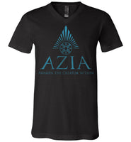Azia Energetics - Essentials - Canvas Unisex V-Neck T-Shirt