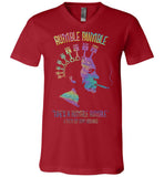 Rumble Rumble - Essentials - Canvas Unisex V-Neck T-Shirt