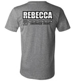 Seven Dimensions - Rebecca, Neon - Canvas Unisex V-Neck T-Shirt