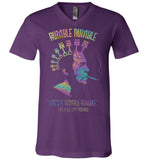 Rumble Rumble - Essentials - Canvas Unisex V-Neck T-Shirt