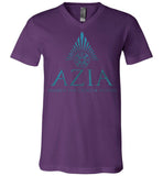 Azia Energetics - Essentials - Canvas Unisex V-Neck T-Shirt