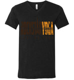Rockstar Yoga Retro 02 - Canvas Unisex V-Neck T-Shirt