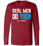Real Men Do Yoga - Canvas Long Sleeve T-Shirt