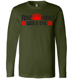 Rise Above Good & Evil - Canvas Long Sleeve T-Shirt