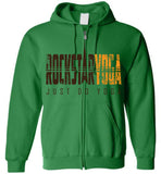 Rockstar Yoga Retro 02 - Gildan Zip Hoodie