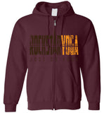 Rockstar Yoga Retro 02 - Gildan Zip Hoodie