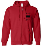 Red Jack - Gildan Zip Hoodie